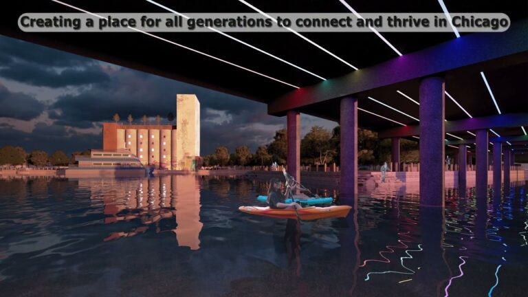 Editor on Albert Navarro’s senior thesis presentation: a proposal for an agricultural project sited in the Chicago suburbs.